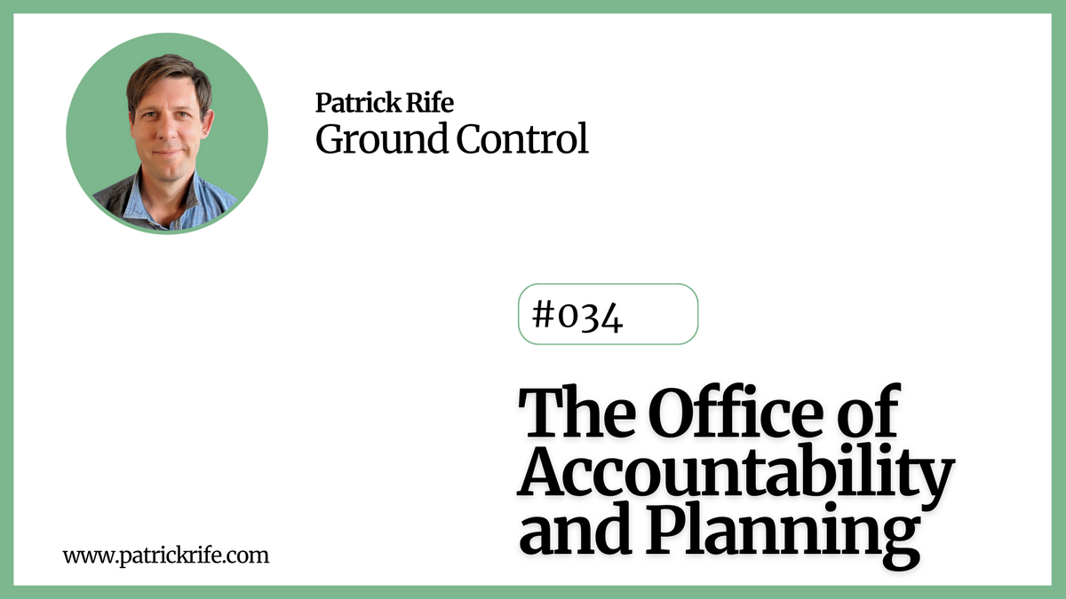 The Office of Accountability and Planning